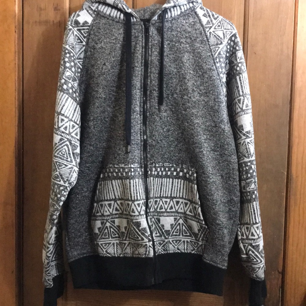 Bleecker & Mercer large Men’s Black & White Hoodie